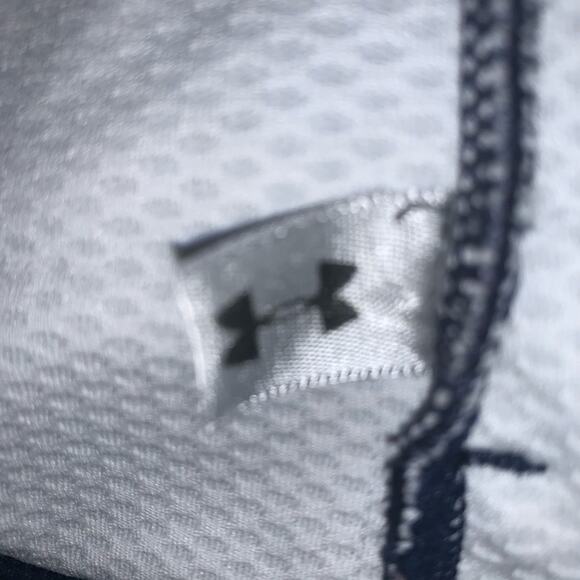 Under Armour Zip up Jacket Womens Blue Track Jacket Lightweight Medium - Picture 3 of 5